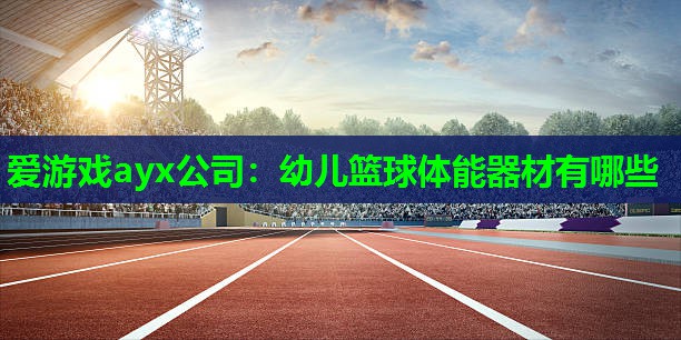 幼儿篮球体能器材有哪些 幼儿篮球体能器材有哪些